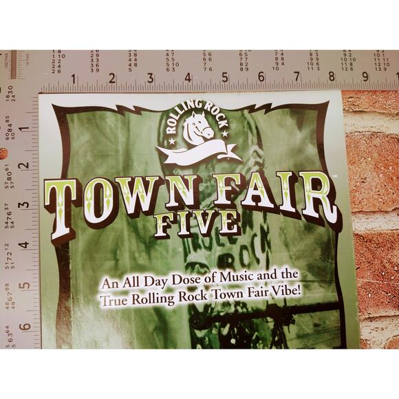 2004 Rolling Rock Town Fair Five Print Ad Velvet Revolver Concert Poster Style - Picture 6 of 8